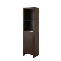 Furndea Boekenkasten|Industriele Kasten|Dallas Boekenkast Bruin Mangohout 55cm