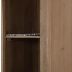 Furndea Boekenkasten|Industriele Kasten|Dallas Boekenkast Naturel Mangohout 55cm