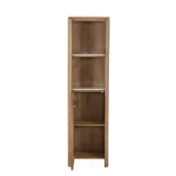 Furndea Boekenkasten|Industriele Kasten|Dallas Boekenkast Naturel Mangohout 55cm
