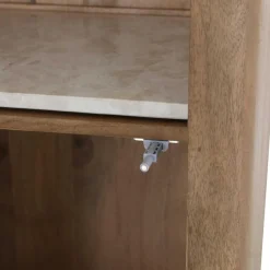 Furndea Boekenkasten|Industriele Kasten|Dallas Boekenkast Naturel Mangohout 55cm