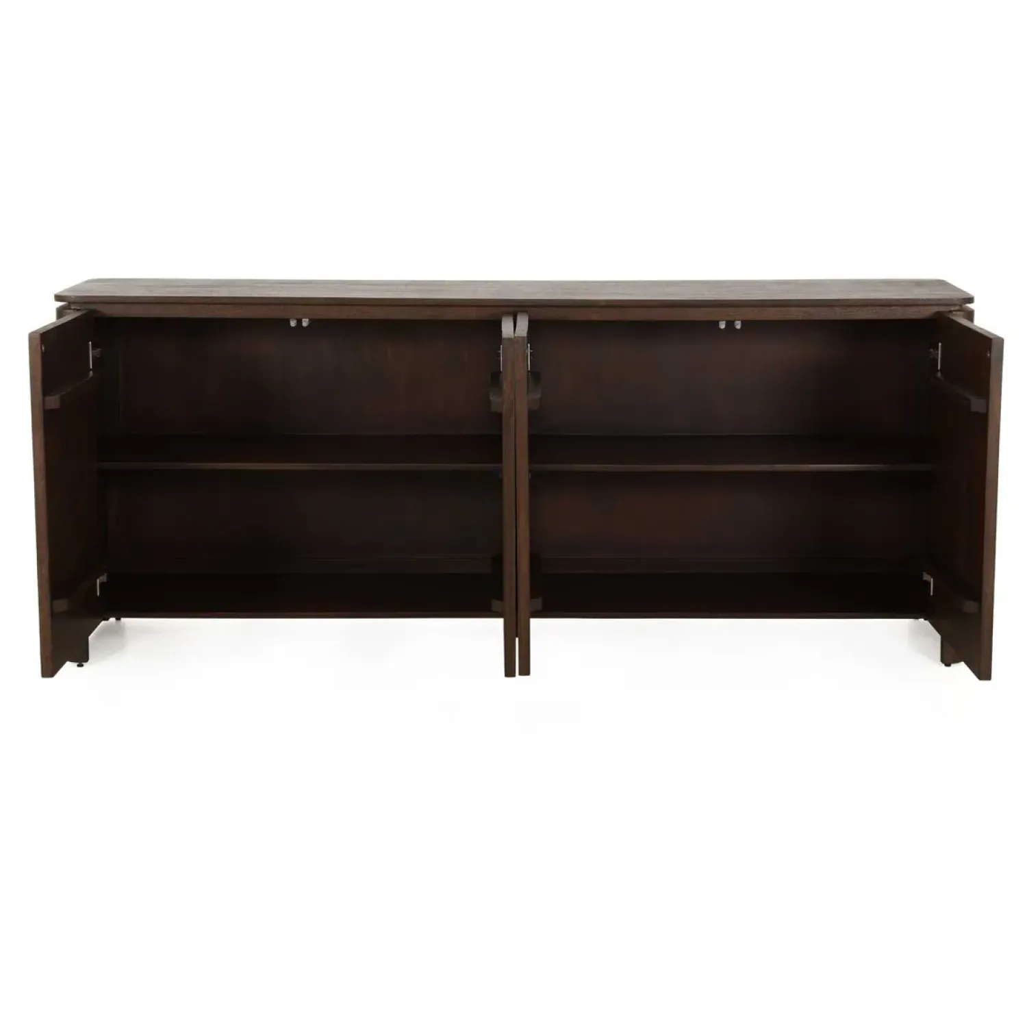 Furndea Dressoirs|Industriele Kasten|Dallas Dressoir Bruin Mangohout 210cm