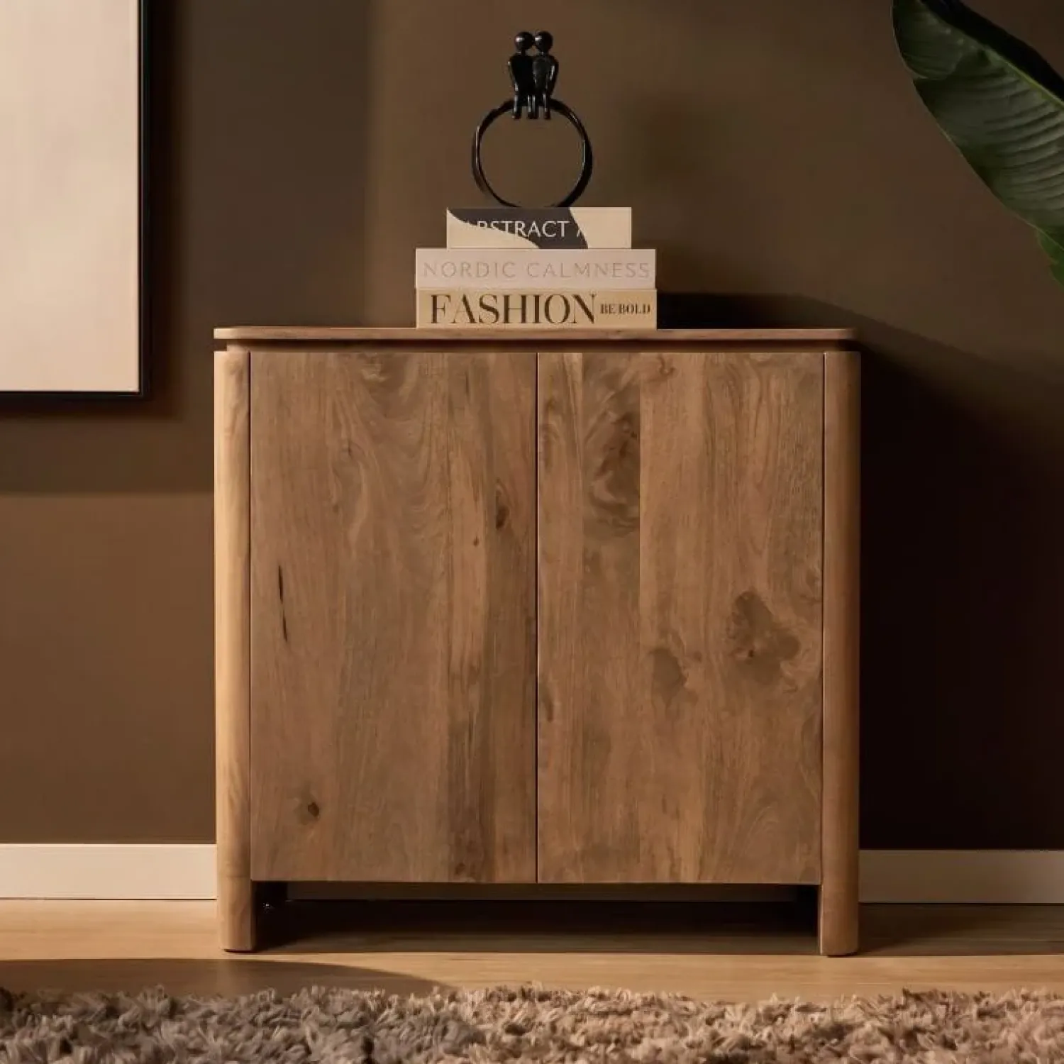 Furndea Dressoirs|Industriele Kasten|Dallas Dressoir Naturel Mangohout 100cm