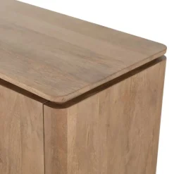 Furndea Dressoirs|Industriele Kasten|Dallas Dressoir Naturel Mangohout 100cm