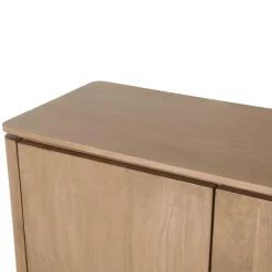 Furndea Dressoirs|Industriele Kasten|Dallas Dressoir Naturel Mangohout 165cm
