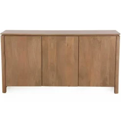 Furndea Dressoirs|Industriele Kasten|Dallas Dressoir Naturel Mangohout 165cm