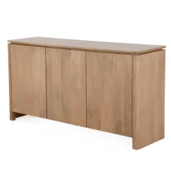 Furndea Dressoirs|Industriele Kasten|Dallas Dressoir Naturel Mangohout 165cm