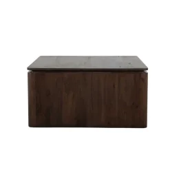 Furndea Salontafels|Dallas Salontafel vierkant Bruin Mangohout 80cm