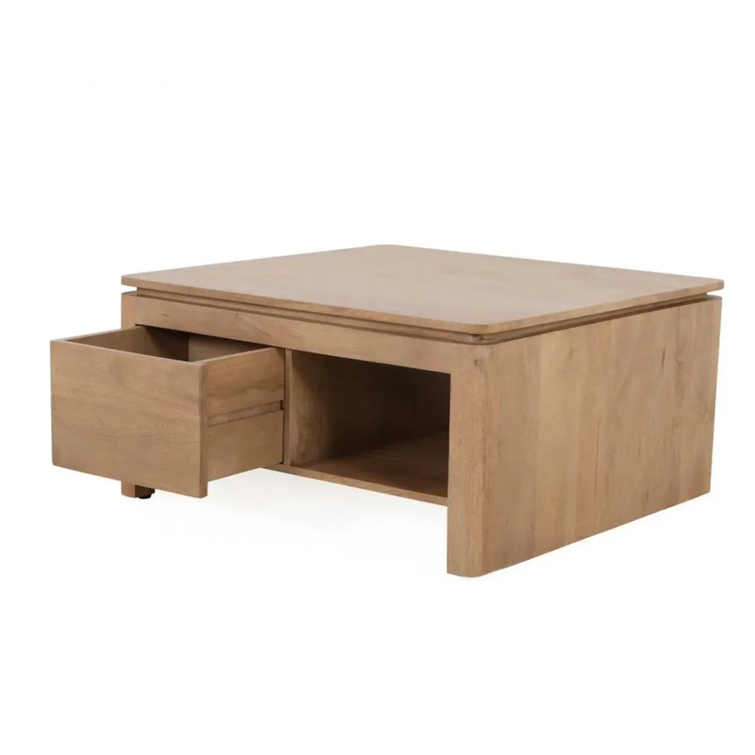Furndea Salontafels|Dallas Salontafel vierkant Naturel Mangohout 80cm