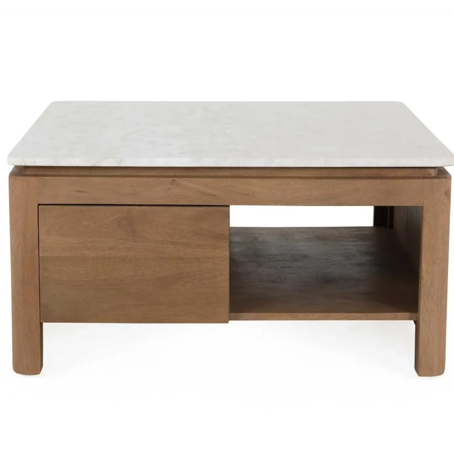 Furndea Salontafels|Dallas Salontafel vierkant Naturel Mangohout 80cm