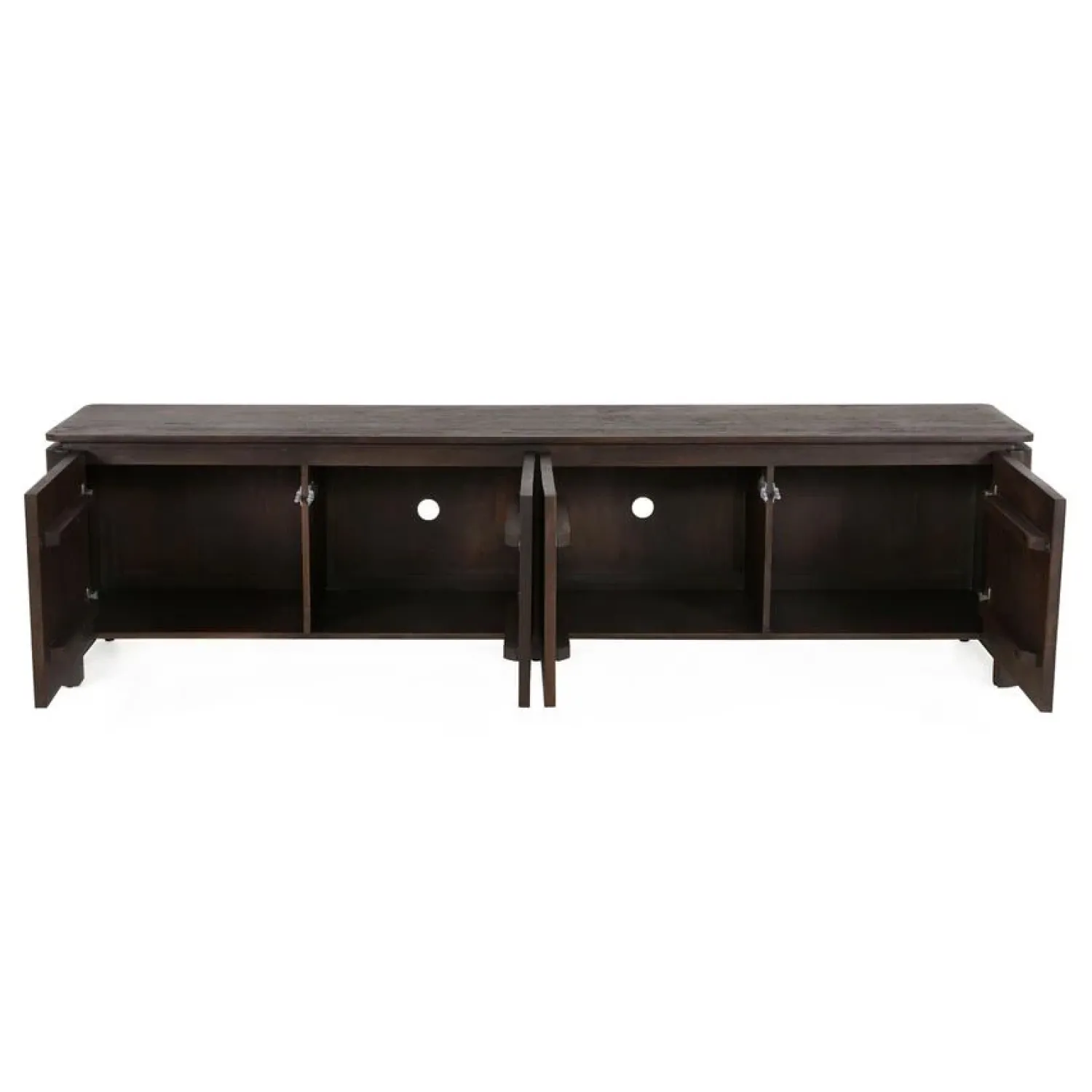 Furndea Industriele Kasten|Tv Meubels|Dallas Tv meubel Bruin Mangohout 210cm