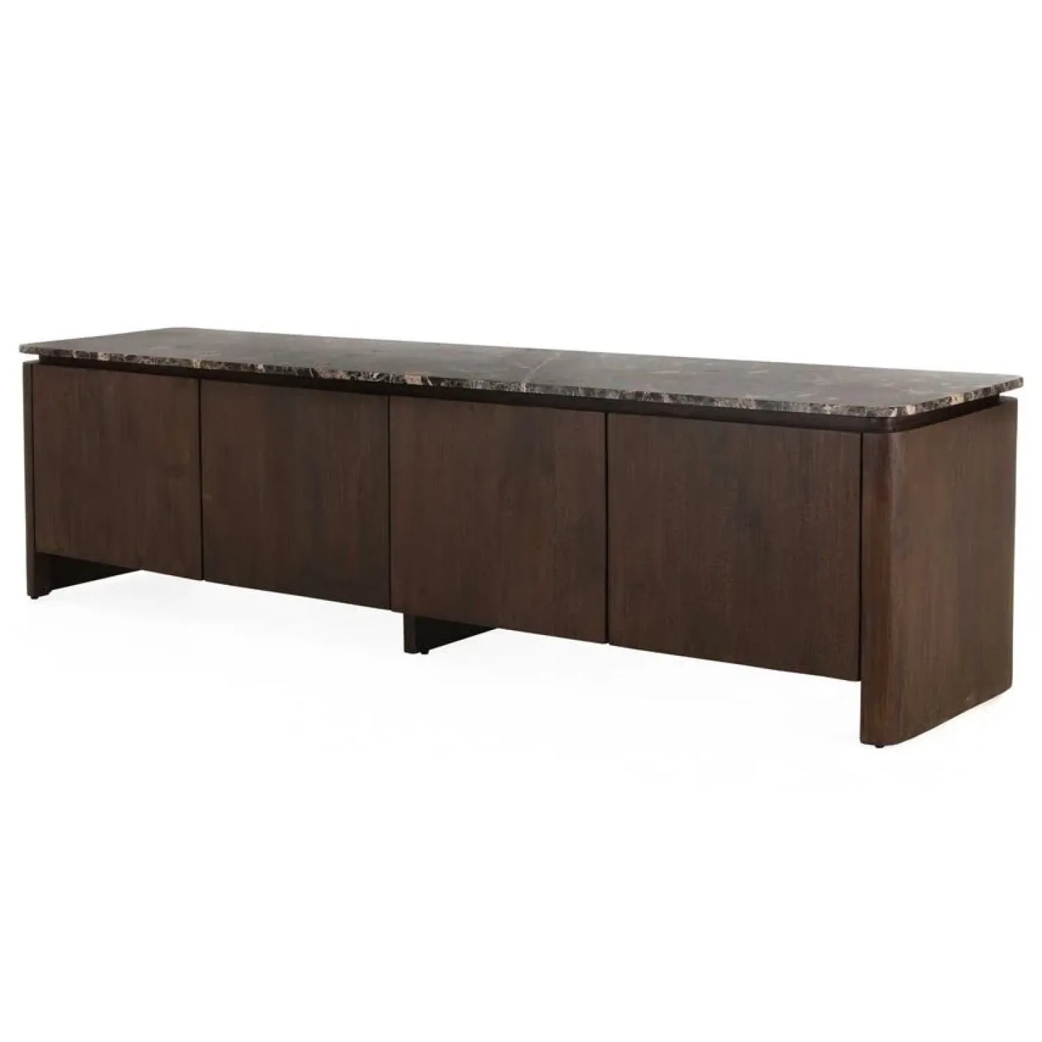 Furndea Industriele Kasten|Tv Meubels|Dallas Tv meubel Bruin Mangohout 210cm