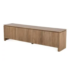 Furndea Industriele Kasten|Tv Meubels|Dallas Tv meubel Naturel Mangohout 210cm