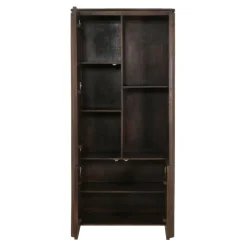 Furndea Vakkenkasten|Industriele Kasten|Dallas Vakkenkast Bruin Mangohout 90cm