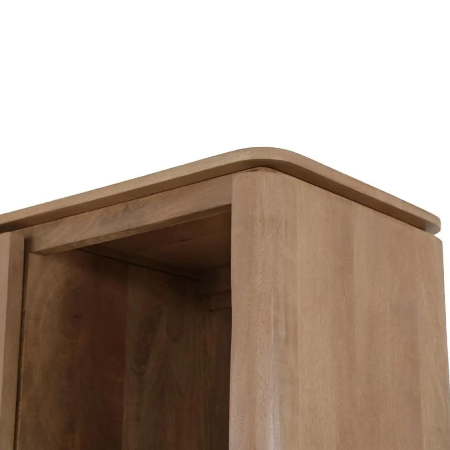 Furndea Vakkenkasten|Industriele Kasten|Dallas Vakkenkast Naturel Mangohout 90cm
