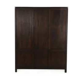 Furndea Vakkenkasten|Industriele Kasten|Dallas Vakkenkast XL Bruin Mangohout 160cm