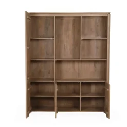 Furndea Vakkenkasten|Industriele Kasten|Dallas Vakkenkast XL Naturel Mangohout 160cm