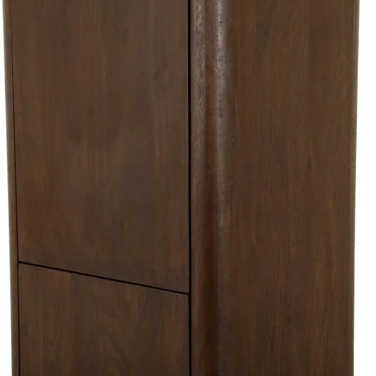 Furndea Wandkasten|Industriele Kasten|Dallas Wandkast Bruin Mangohout 55cm