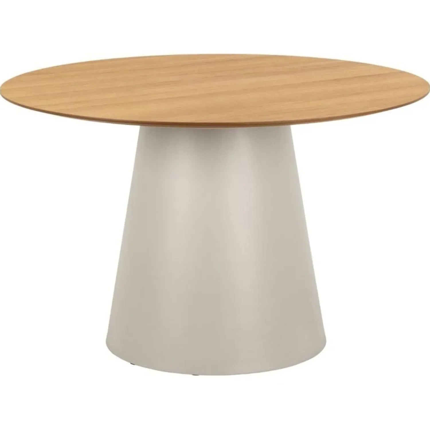Nordhavn Eettafels|Dalvik Eettafel Rond Naturel met Zand poot 120cm
