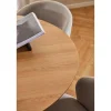 Nordhavn Eettafels|Dalvik Eettafel Rond Naturel met Zwarte poot 120cm