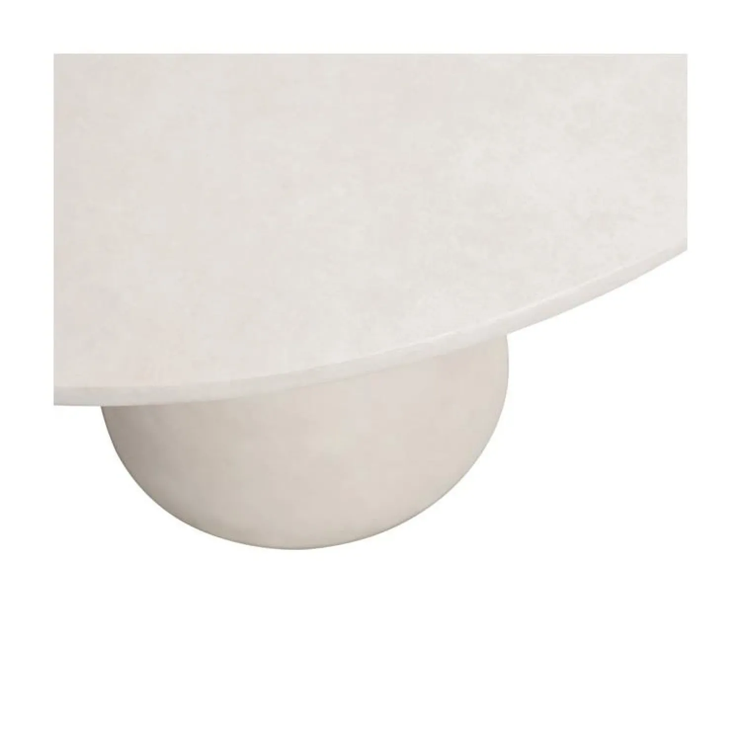WOOOD Eettafels|Damon Ronde Eettafel betonlook wit 100cm