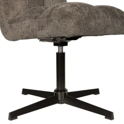 PTMD Eetkamerstoelen|Dani Draaibare Eetkamerstoel Grijs