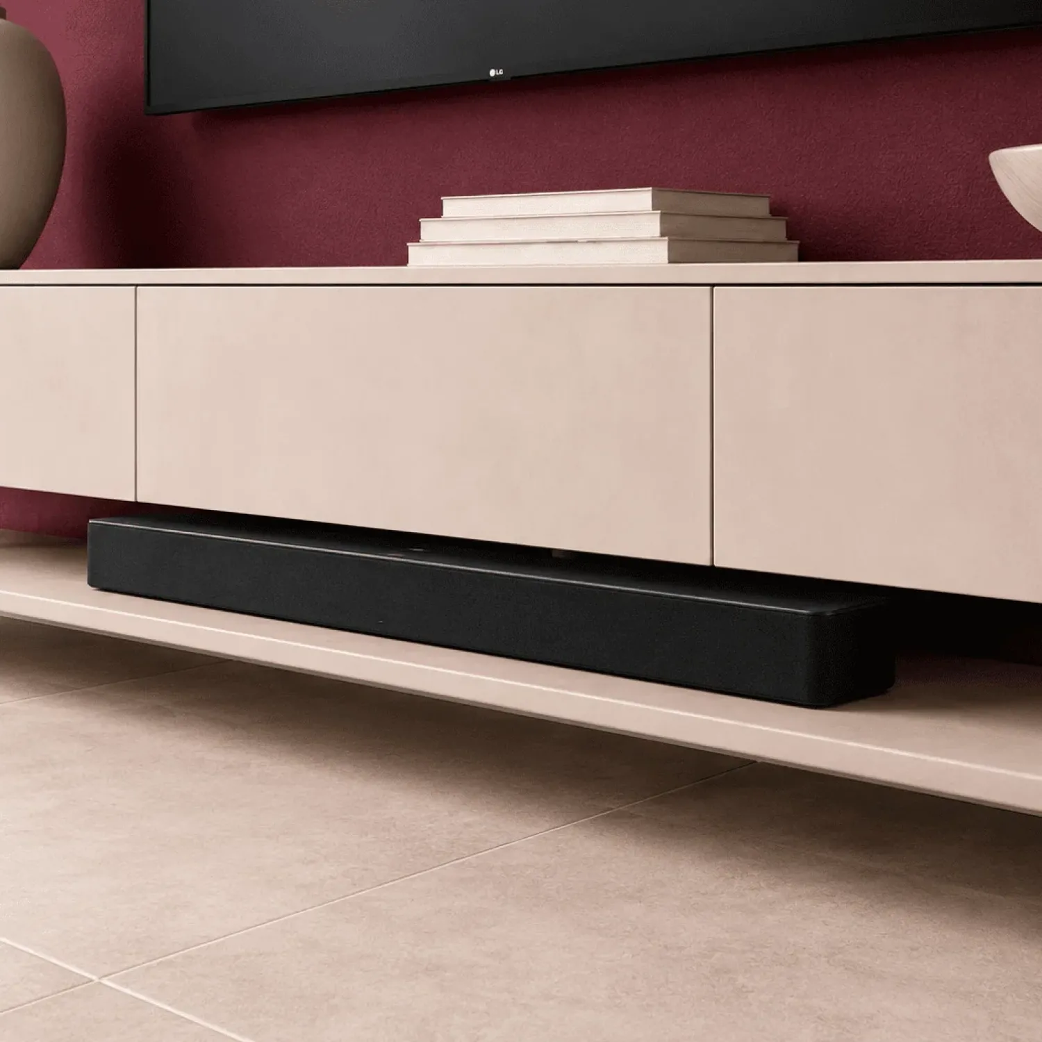 Vane Living Industriele Kasten|Tv Meubels|Dani Zwevend Tv meubel beige 230cm