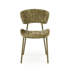 By Boo Eetkamerstoelen|Dare Eetkamerstoel Groen Stof