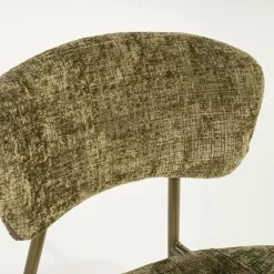 By Boo Eetkamerstoelen|Dare Eetkamerstoel Groen Stof