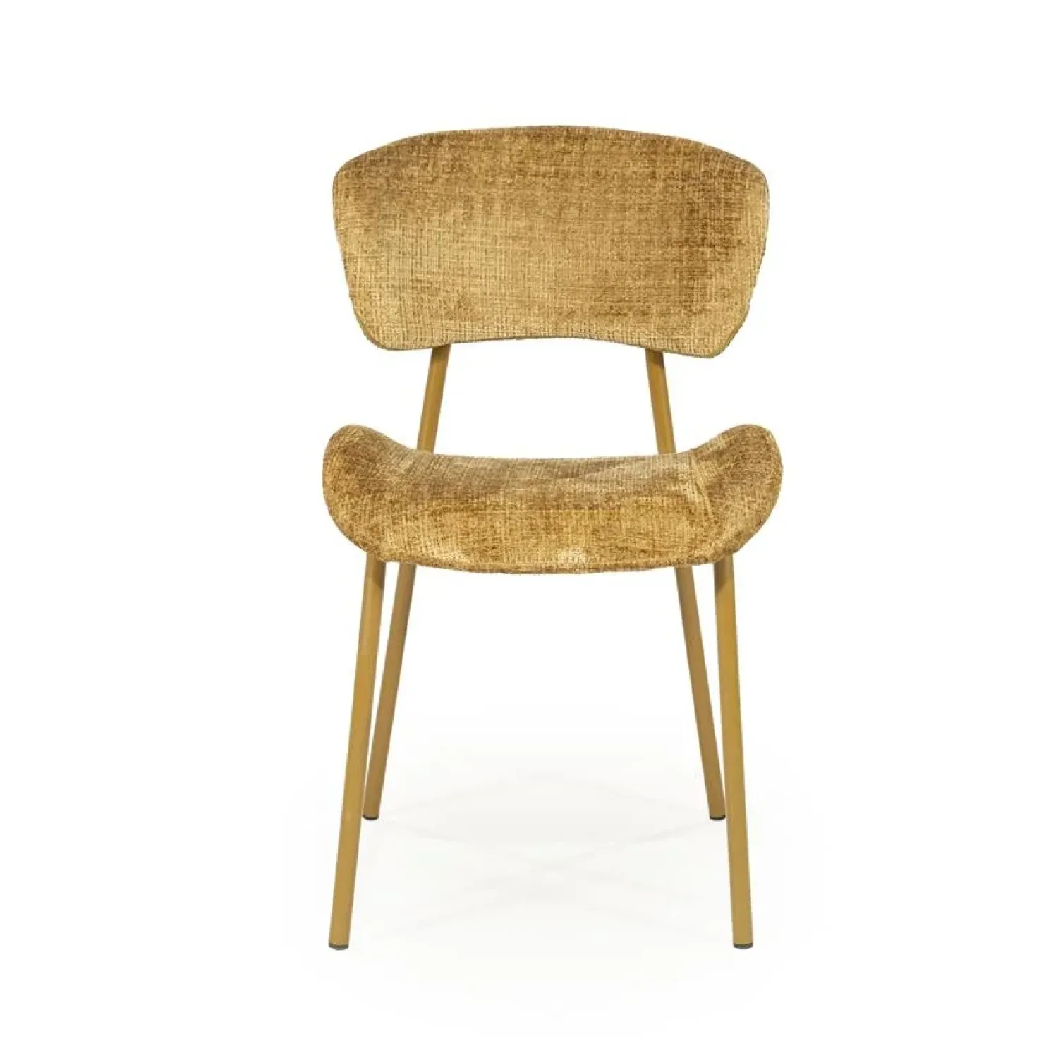 By Boo Eetkamerstoelen|Dare Eetkamerstoel Mosterd Stof