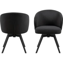 Nordhavn Eetkamerstoelen|Darlene Eetkamerstoel Antraciet