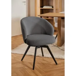 Nordhavn Eetkamerstoelen|Darlene Eetkamerstoel Donkergrijs
