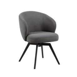 Nordhavn Eetkamerstoelen|Darlene Eetkamerstoel Donkergrijs