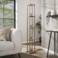 Kalfort Vloerlampen|Debby 4-lichts Vloerlamp Beige
