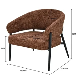 Livingfurn Fauteuils|Dilan Fauteuil Venga Hazel