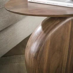 Kalfort Bijzettafels|Divo Bijzettafel Acaciahout bruin 45cm