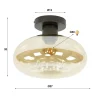 Kalfort Plafondlampen|Doris 1-lichts Plafondlamp Amber glas