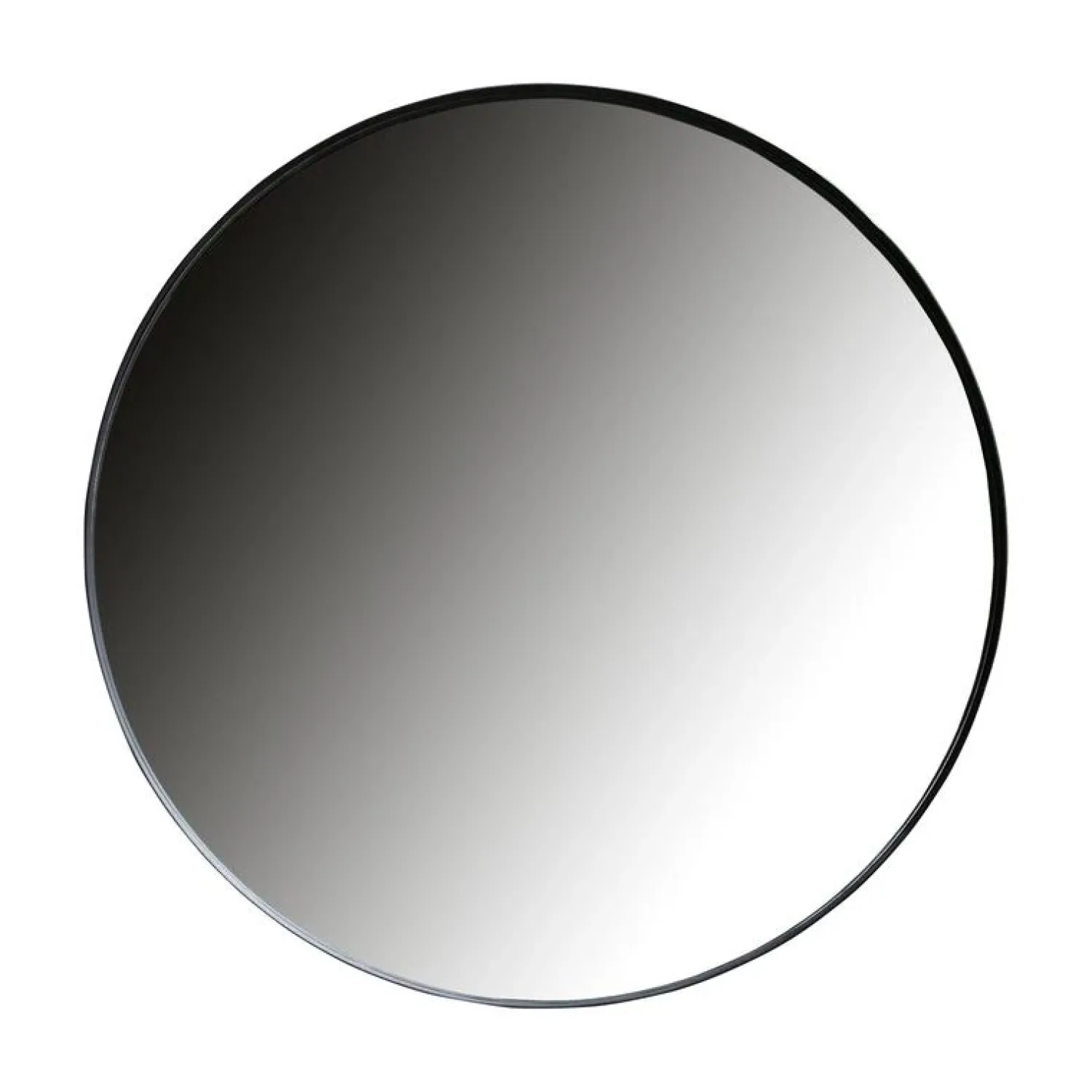 WOOOD Spiegels|Doutzen Spiegel rond metaal zwart 115cm