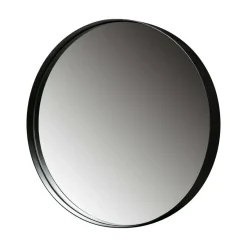 WOOOD Spiegels|Doutzen Spiegel rond metaal zwart 50cm