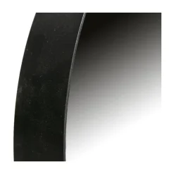 WOOOD Spiegels|Doutzen Spiegel rond metaal zwart 80cm