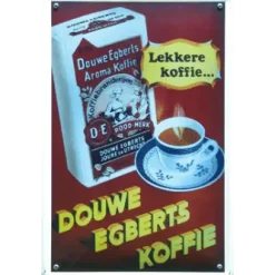 Cavetown Metalen Borden|Douwe Egberts - metalen bord