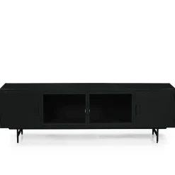 DPX Furniture Industriele Kasten|Tv Meubels|DPX Odin Tv meubel 4 deurs zwart 240
