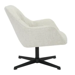 Livingfurn Fauteuils|Draaibare Fauteuil Daphne Greige