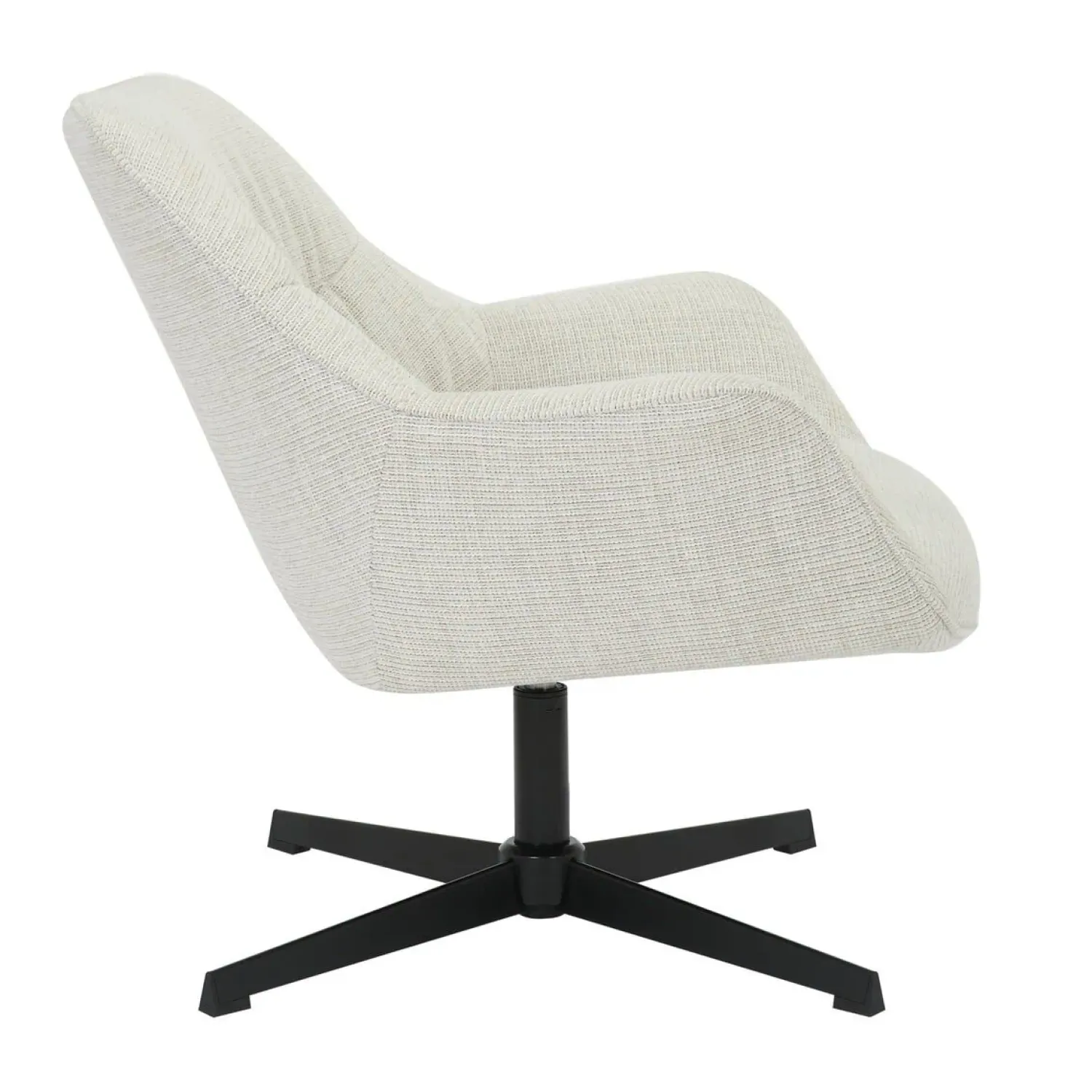 Livingfurn Fauteuils|Draaibare Fauteuil Daphne Greige