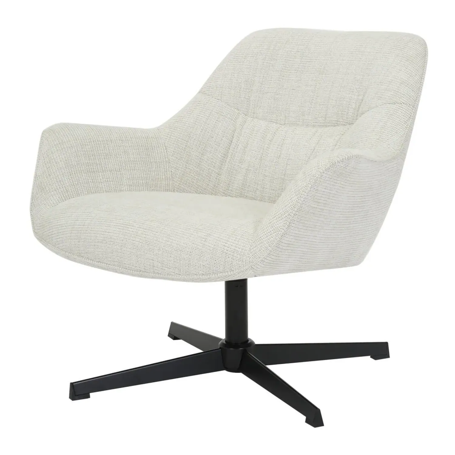 Livingfurn Fauteuils|Draaibare Fauteuil Daphne Greige