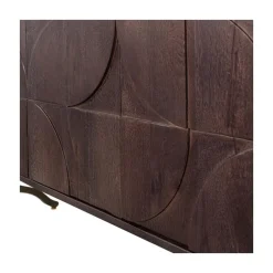 WOOOD Dressoirs|Industriele Kasten|Draw Dressoir mangohout walnoot 180cm
