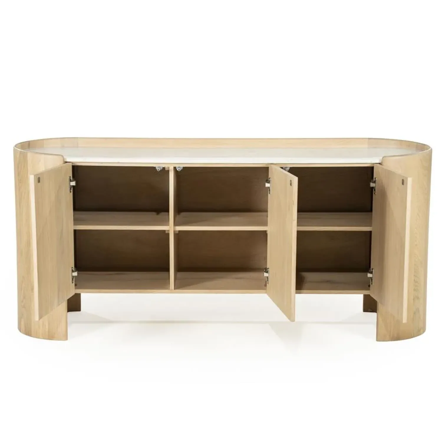 Eleonora Dressoirs|Industriele Kasten|Dressoir Don eikenhout 165cm