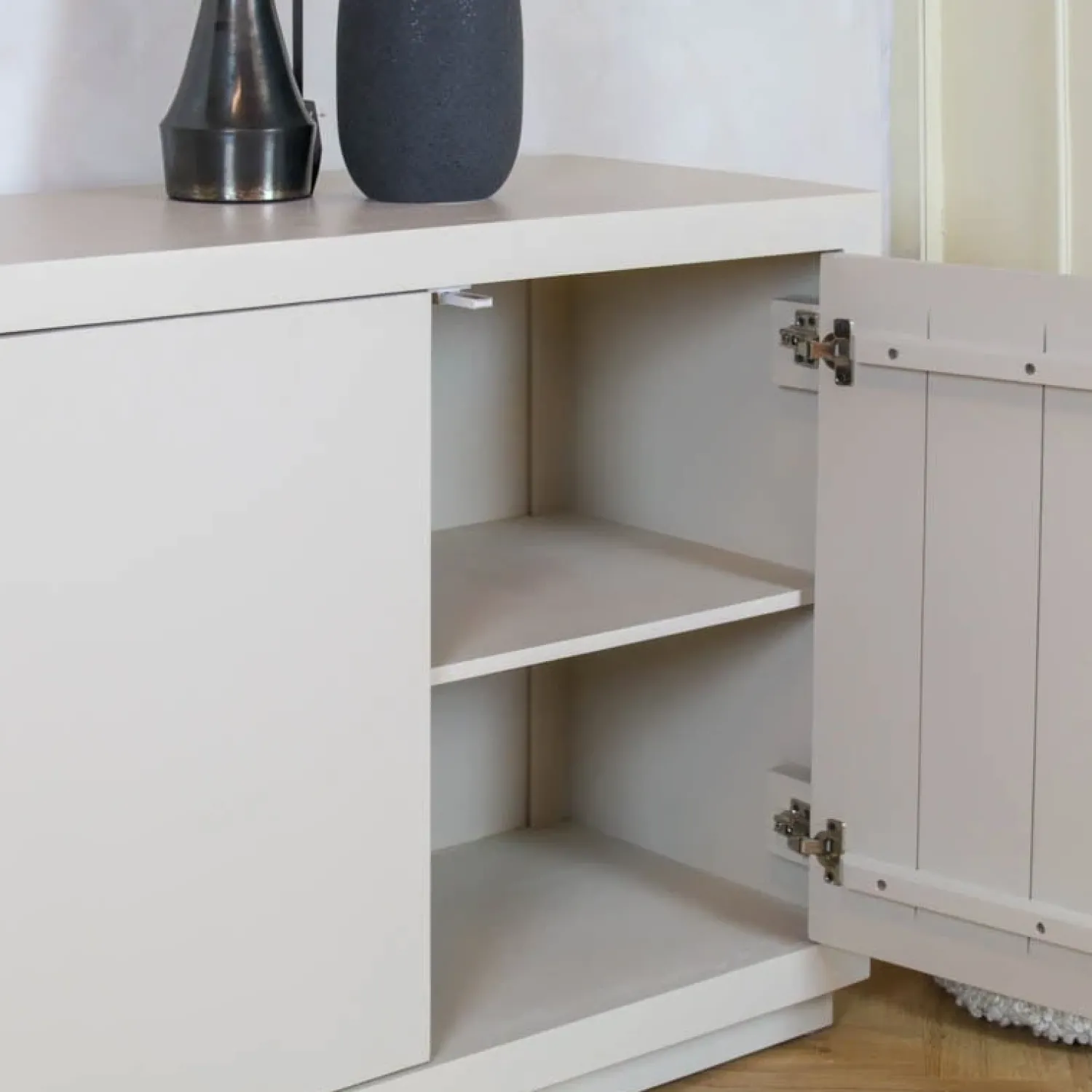 Furndea Dressoirs|Industriele Kasten|Dressoir Dortmund mangohout zand 200cm