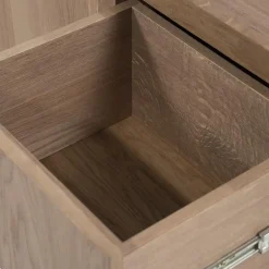 Eleonora Dressoirs|Industriele Kasten|Dressoir Helsinki Lichtbruin 200cm