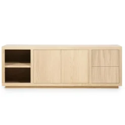 Eleonora Dressoirs|Industriele Kasten|Dressoir Helsinki Naturel 200cm