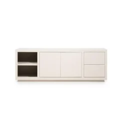 Eleonora Dressoirs|Industriele Kasten|Dressoir Helsinki Taupe 200cm